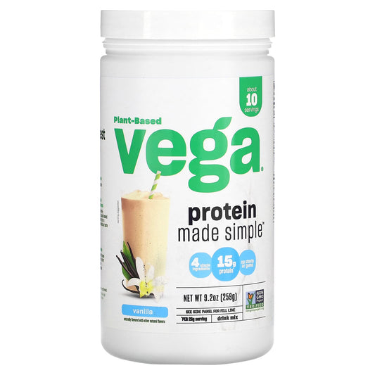 Vega-Plant-Based Protein Made Simple-Vanilla-9.2 oz (259 g)