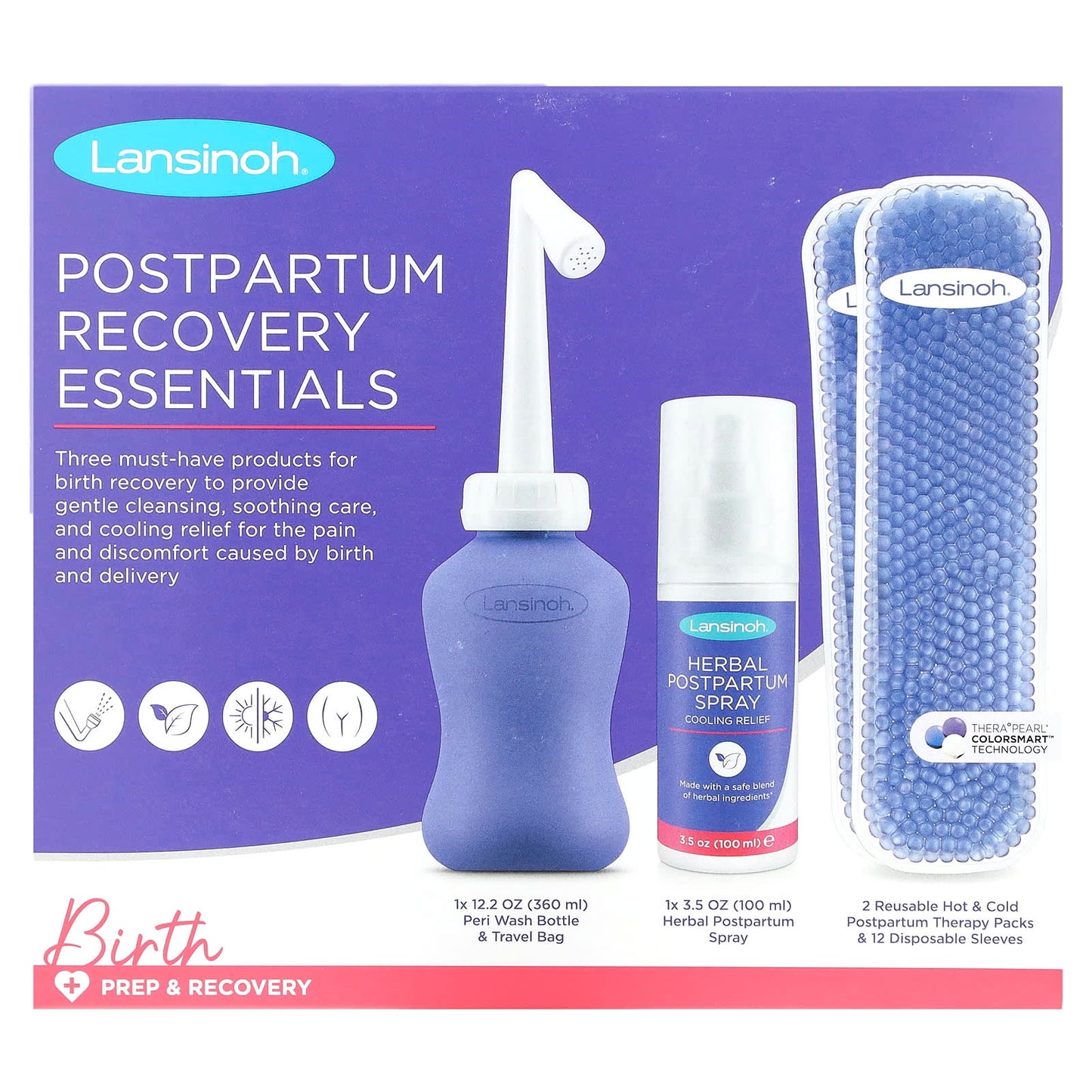 Lansinoh-Postpartum Recovery Essentials-16 Piece Set