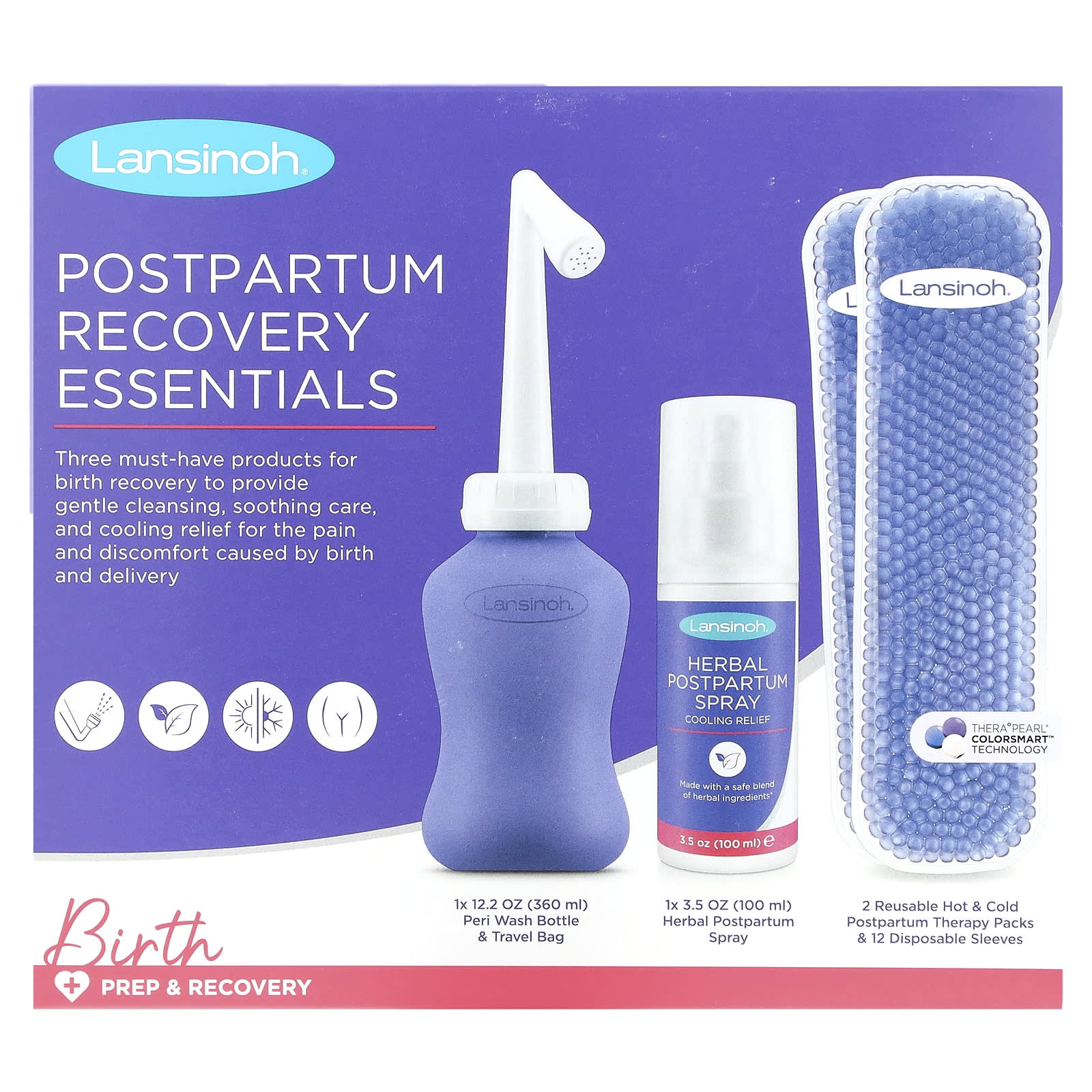 Lansinoh-Postpartum Recovery Essentials-16 Piece Set