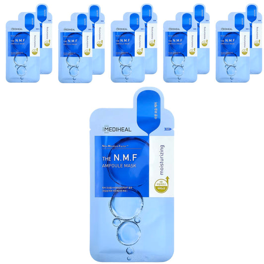 MEDIHEAL-The N.M.F Ampoule Beauty Mask-10 Sheets-0.91 fl oz (27 ml) Each