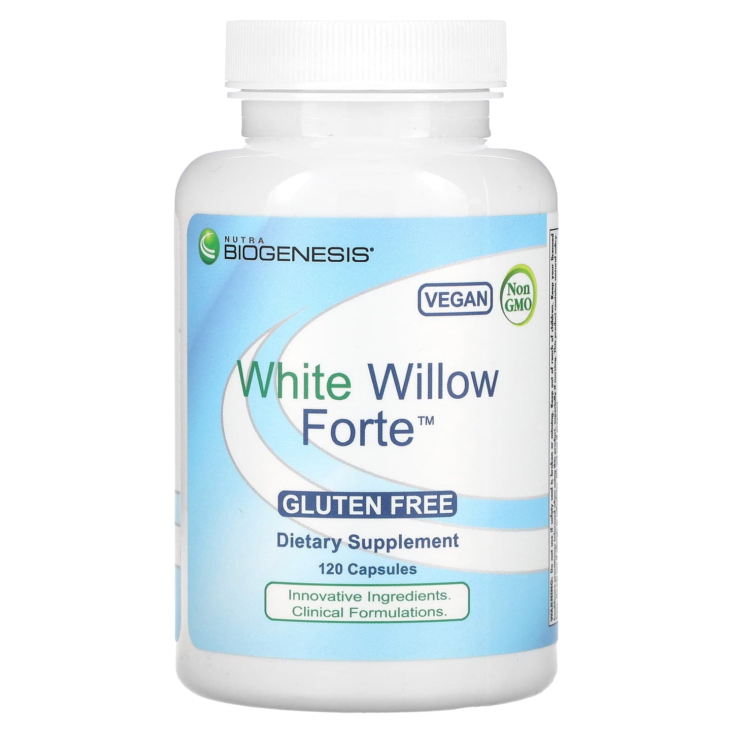 Nutra BioGenesis-White Willow Forte-120 Capsules