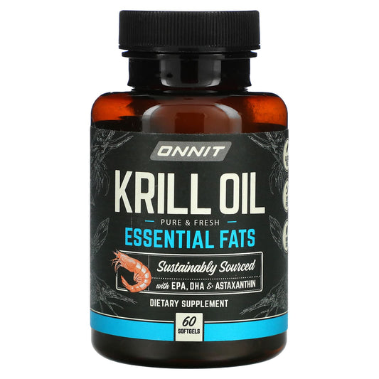 Onnit-Krill Oil-Essential Fats-60 Softgels