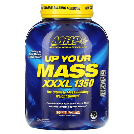 MHP-Up Your Mass XXXL 1350-Cookies & Cream-6 lbs (2,720 g)