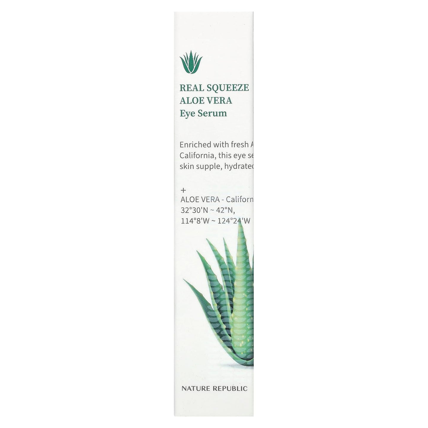 Nature Republic, Real Squeeze Aloe Vera Eye Serum, 0.5 fl oz (15 ml)