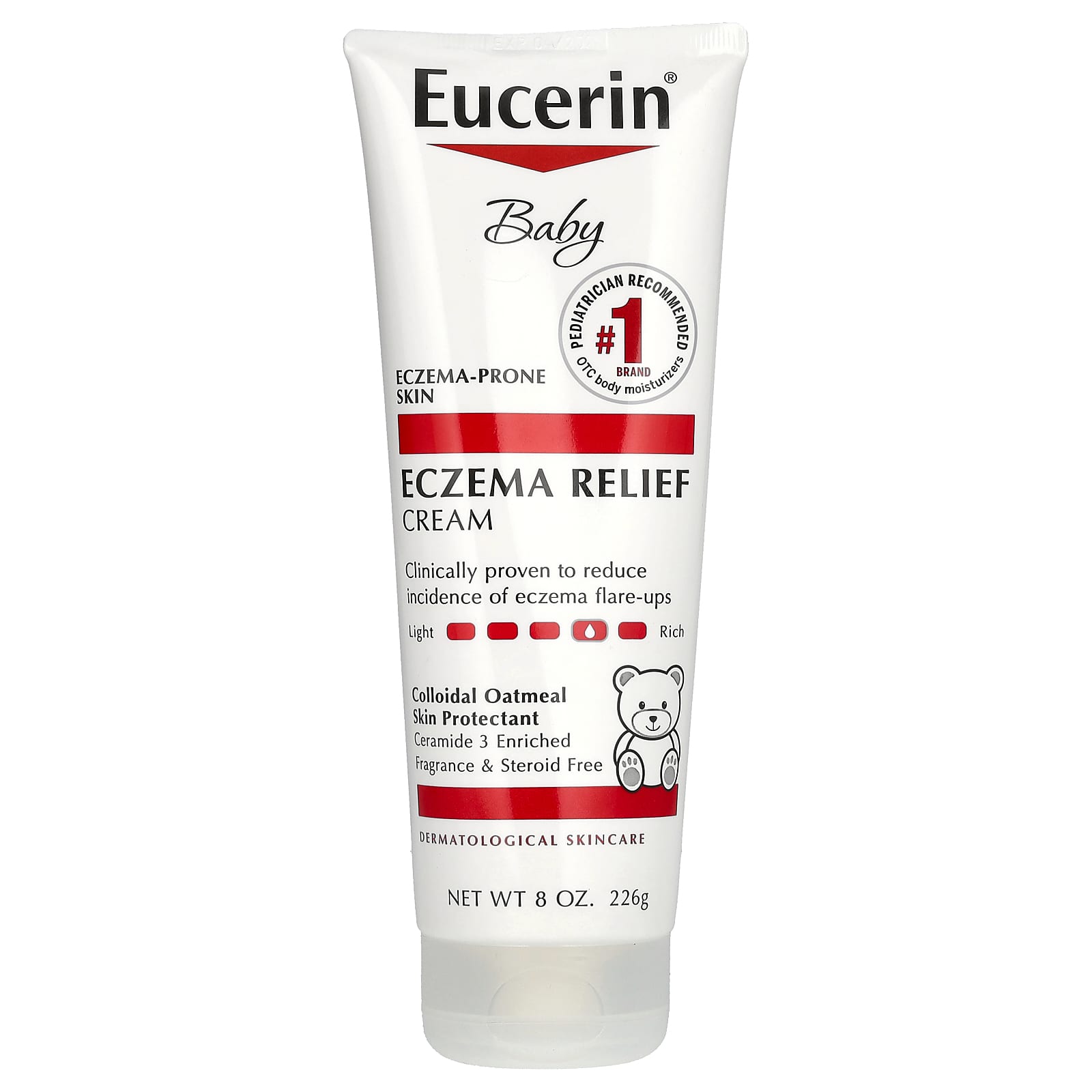 Eucerin-Baby-Eczema Relief Cream-Fragrance Free -8 oz (226 g)