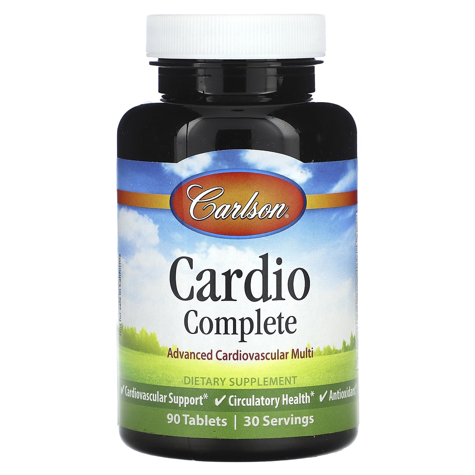 Carlson-Cardio Complete-Advanced Cardiovascular Multi-90 Tablets