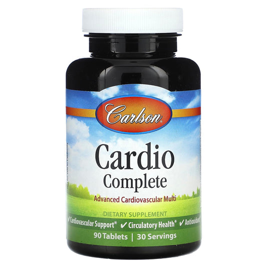 Carlson-Cardio Complete-Advanced Cardiovascular Multi-90 Tablets