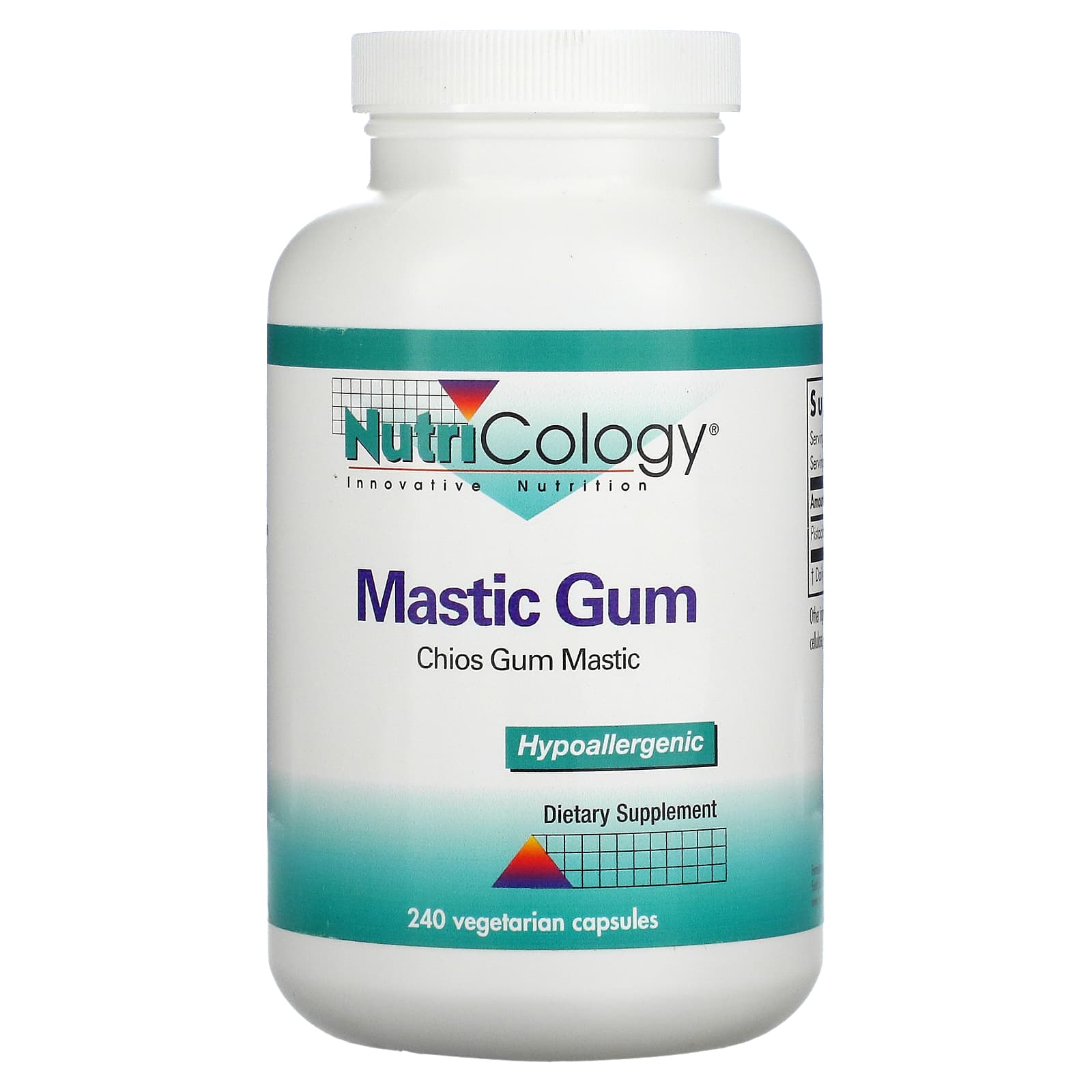 Nutricology-Mastic Gum-240 Vegetarian Capsules