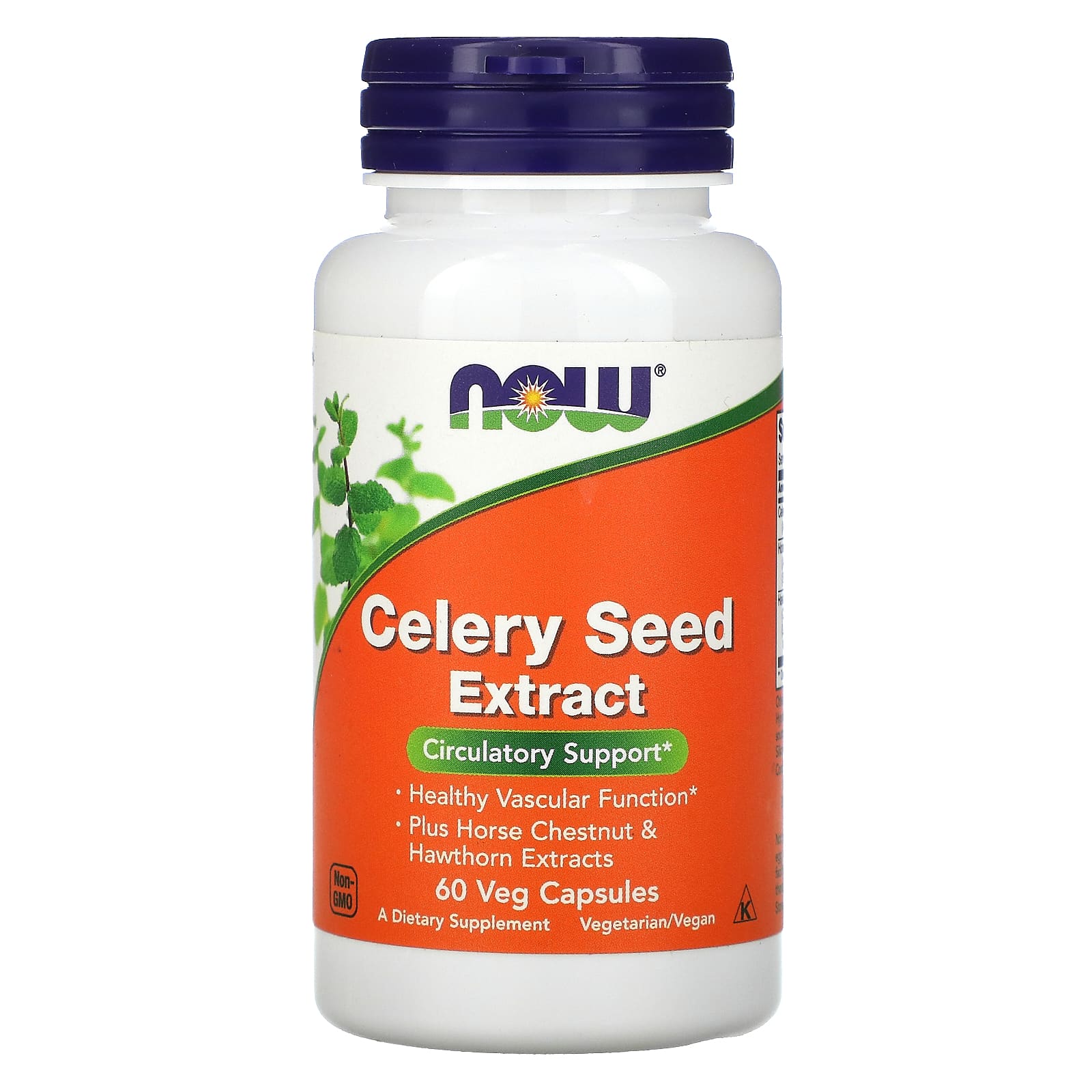 NOW Foods-Celery Seed Extract-60 Veg Capsules