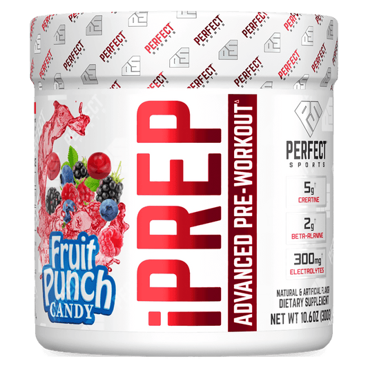 Perfect Sports-iPrep-Advanced Pre-Workout-Fruit Punch Candy-10.6 oz (300 g)