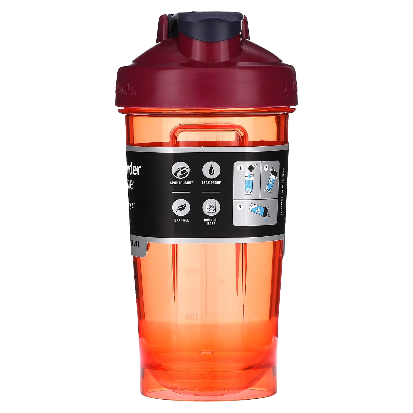 Blender Bottle, Pro Series, Pro24, FC Coral, 24 oz (710 ml)