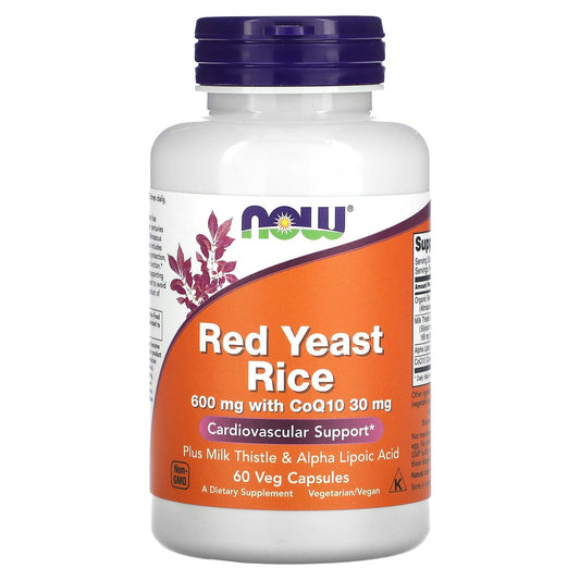 NOW Foods-Red Yeast Rice-60 Veg Capsules