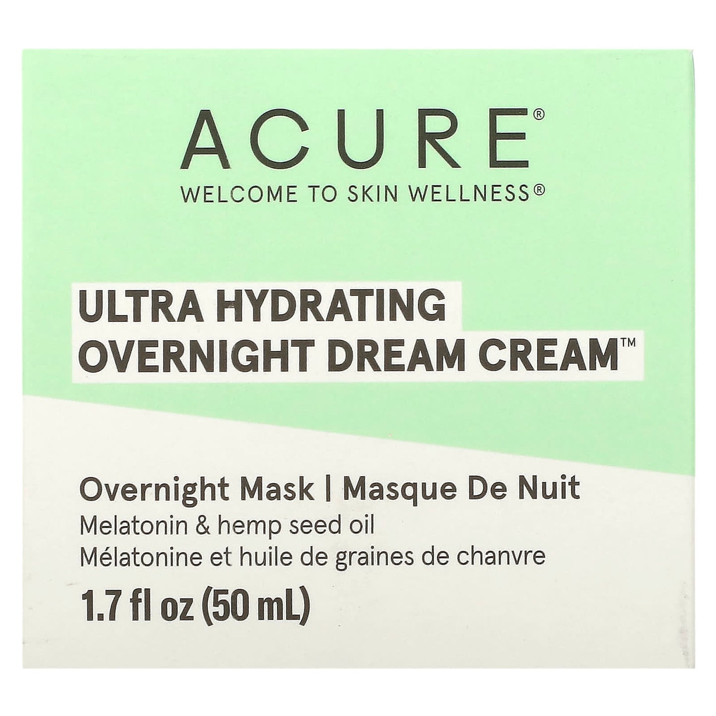 ACURE, Ultra Hydrating, Overnight Dream Cream, 1.7 fl oz (50 ml)