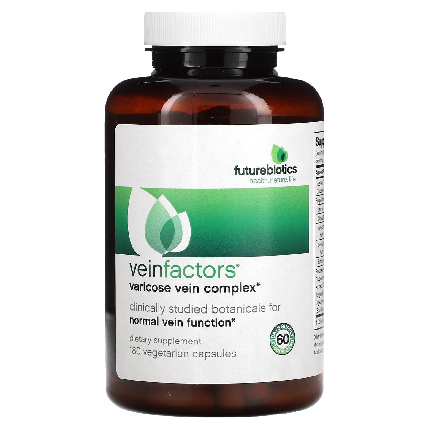 Futurebiotics-VeinFactors-Varicose Vein Complex-180 Vegetarian Capsules