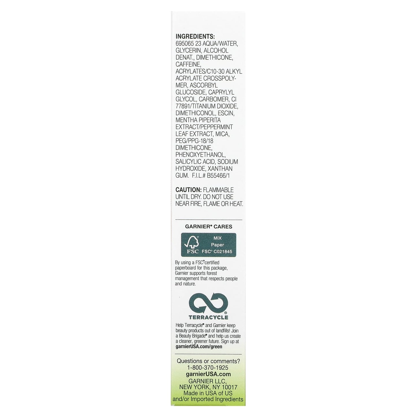 Garnier, SkinActive, Anti-Puff Eye Roller, 0.5 fl oz (15 ml)