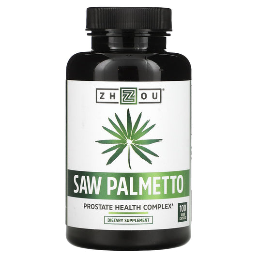 Zhou Nutrition-Saw Palmetto-100 Veggie Capsules