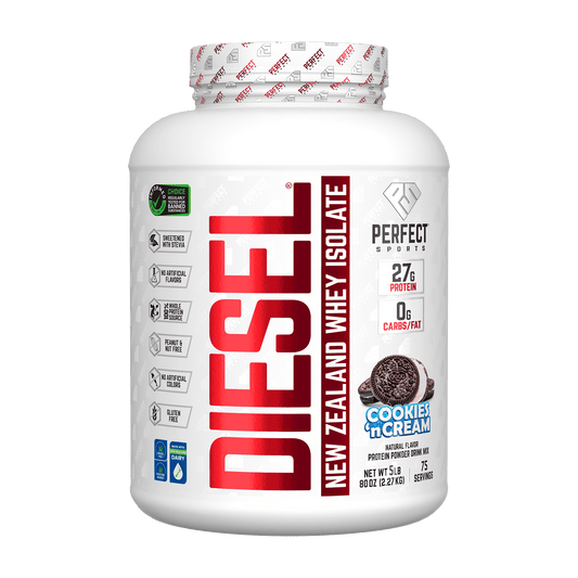 Perfect Sports-Diesel-New Zealand Whey Isolate-Cookies 'n Cream-5 lbs (2.27 kg)