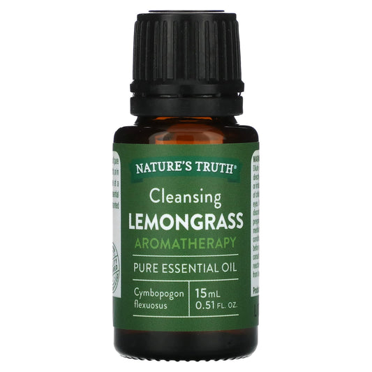 Nature's Truth-Pure Essential Oil- Cleansing Lemongrass -0.51 fl oz (15 ml)