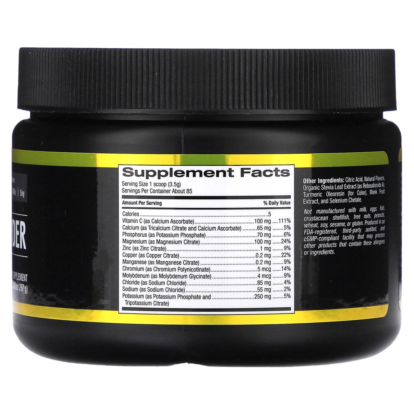 California Gold Nutrition, SPORT - Electrolyte Powder, Natural Lemonade, 10.48 oz. (297 g)