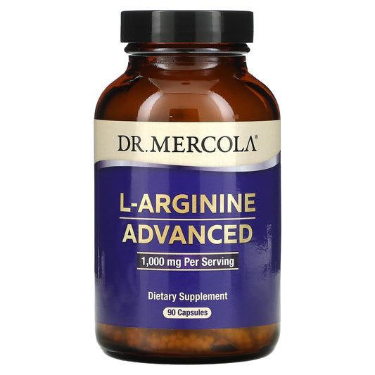 Dr. Mercola-L-Arginine Advanced-1,000 mg-90 Capsules (333 mg per Capsule)