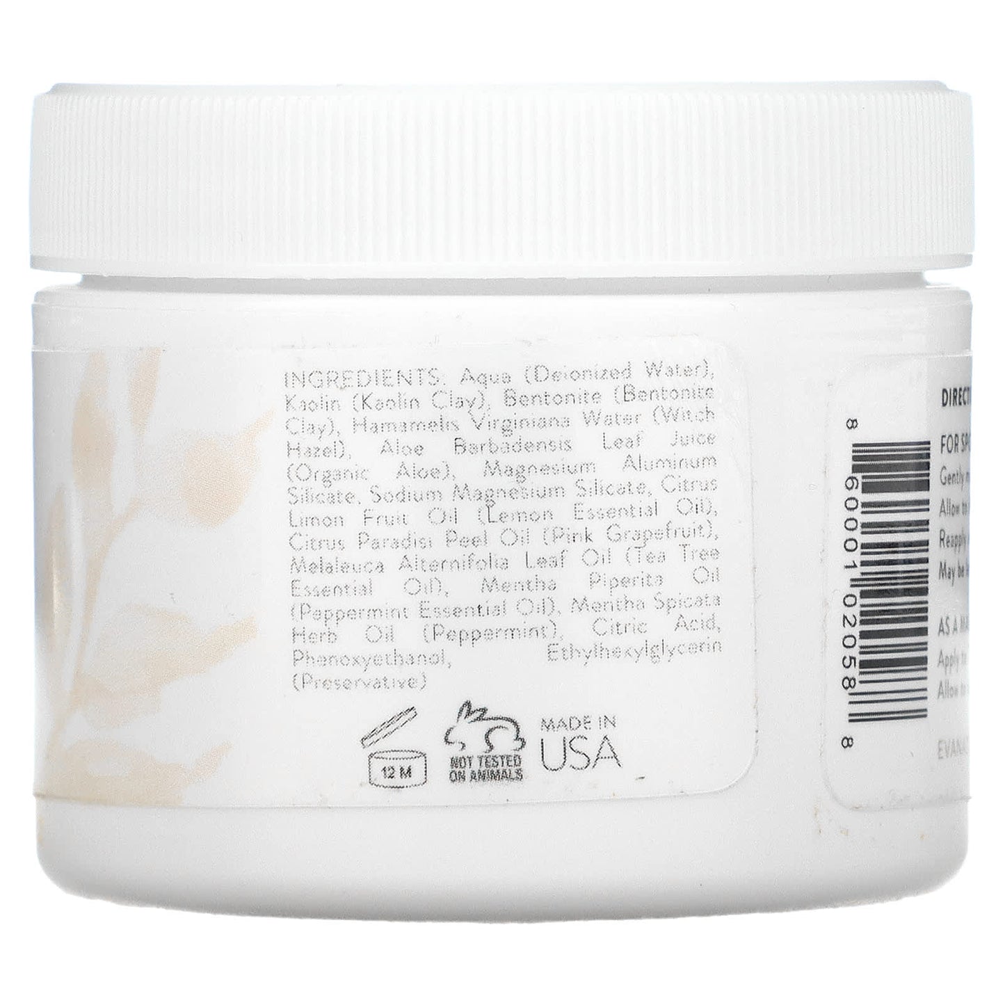 Eva Naturals, Skin Clearing, Spot Treatment & Mask, 2 oz