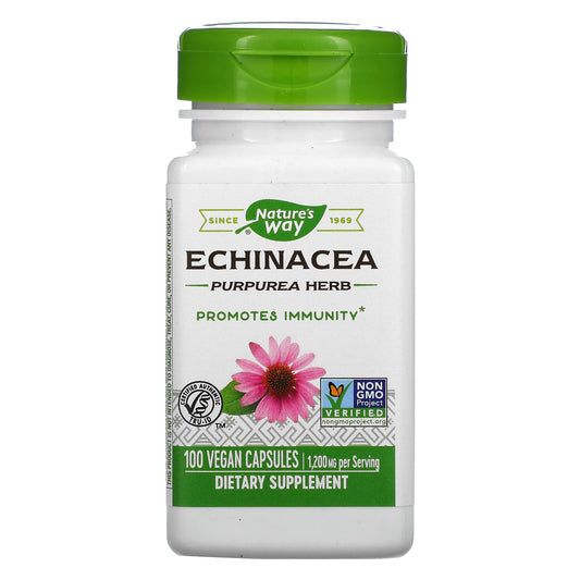 Nature's Way-Echinacea Purpurea Herb-400 mg-100 Vegan Capsules