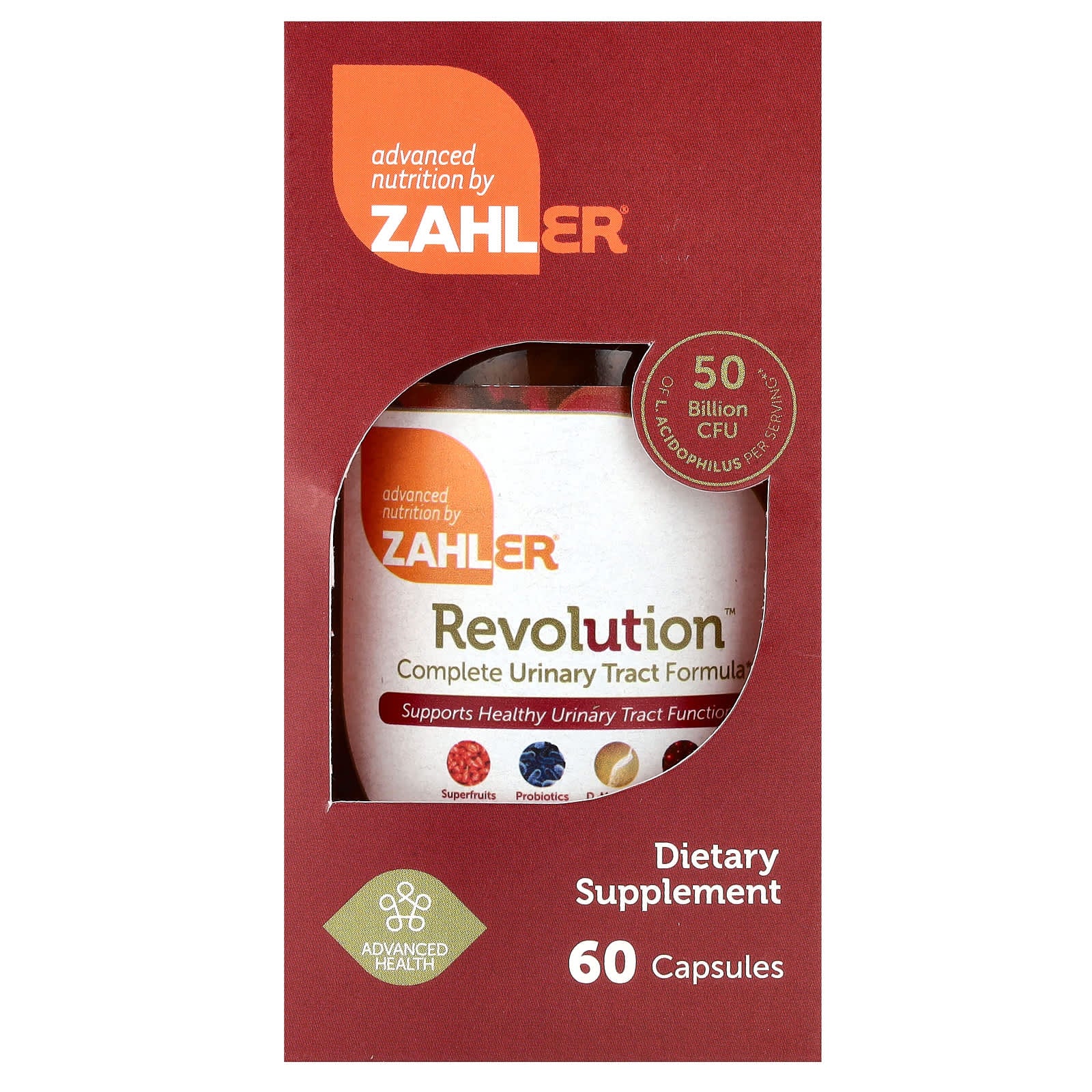 Zahler-Revolution-Complete Urinary Tract Formula-60 Capsules