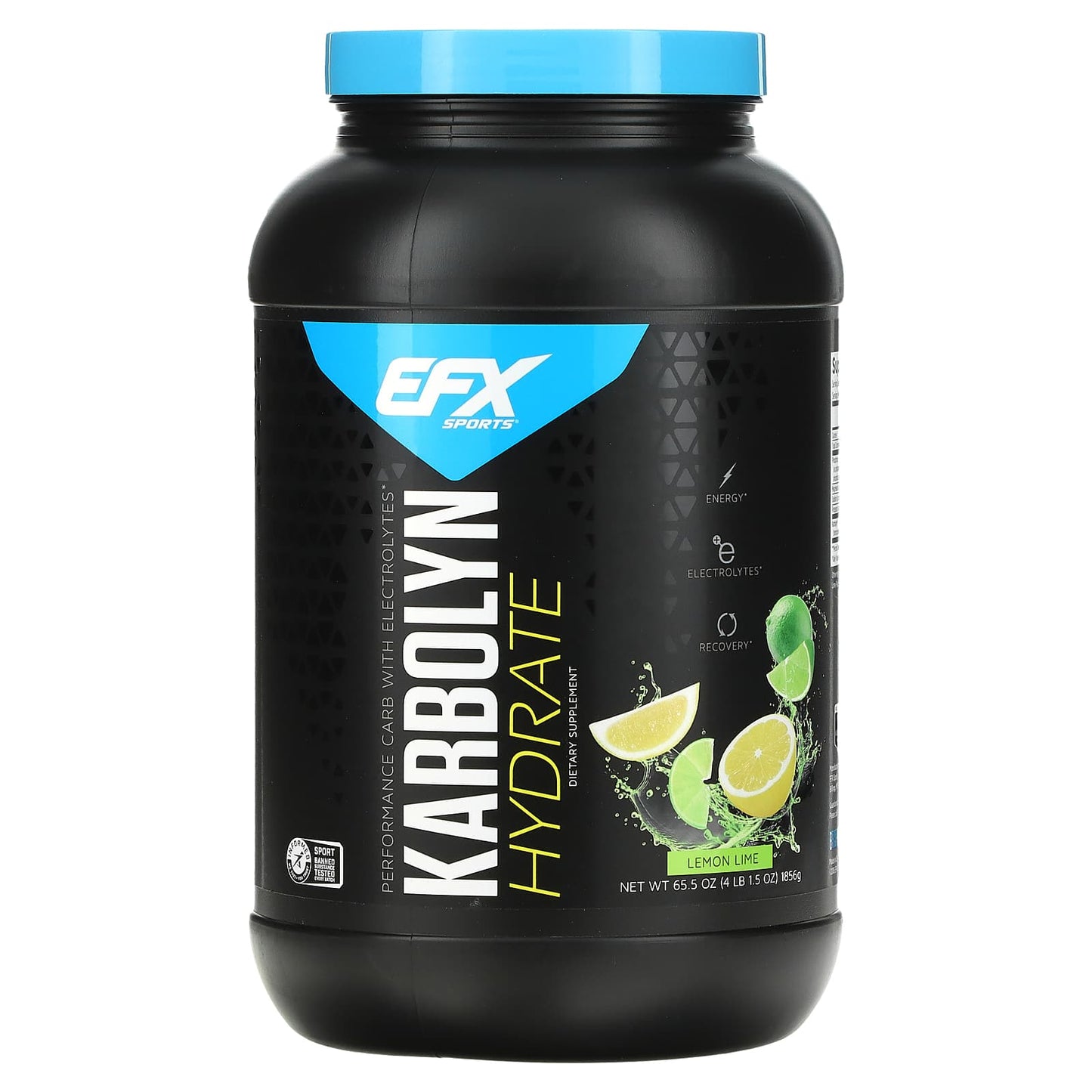 EFX Sports-Karbolyn Hydrate-Lemon Lime-4 lb 1.5 oz (1,856 g)