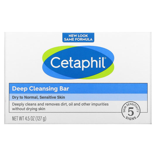 Cetaphil-Deep Cleansing Bar-4.5 oz (127 g)