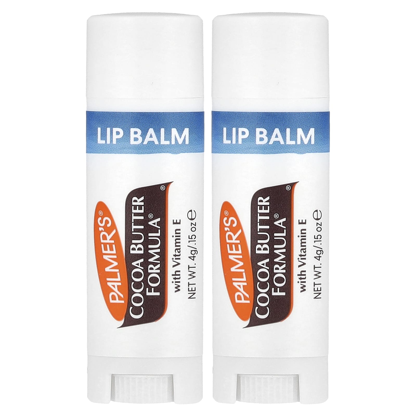 Palmer's-Cocoa Butter Formula with Vitamin E-Softens Smooths Lip Balm-2 Pack-0.15 oz (4 g) Each