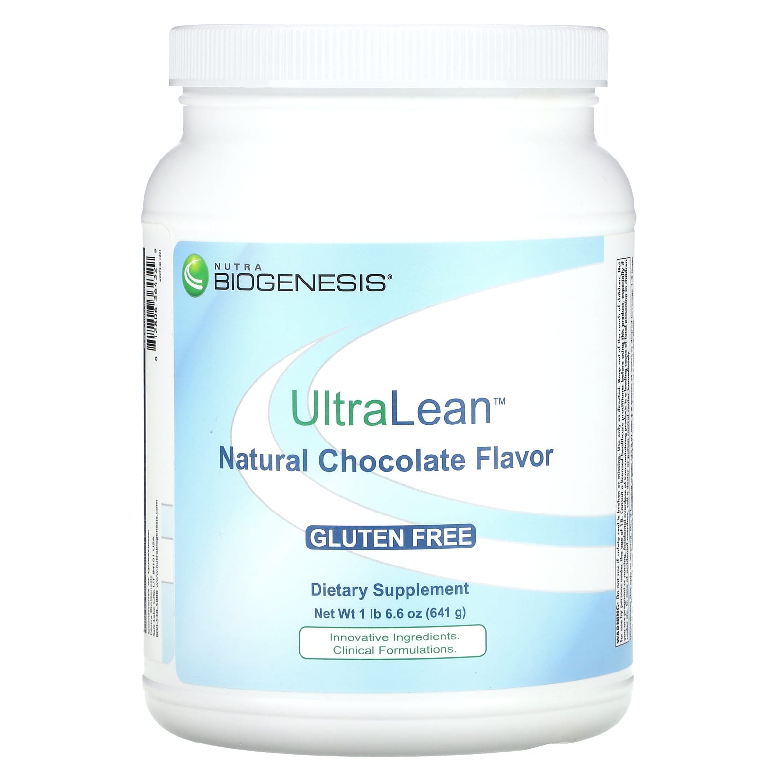 Nutra BioGenesis-UltraLean-Natural Chocolate-1 lb 6.6 oz (641 g)