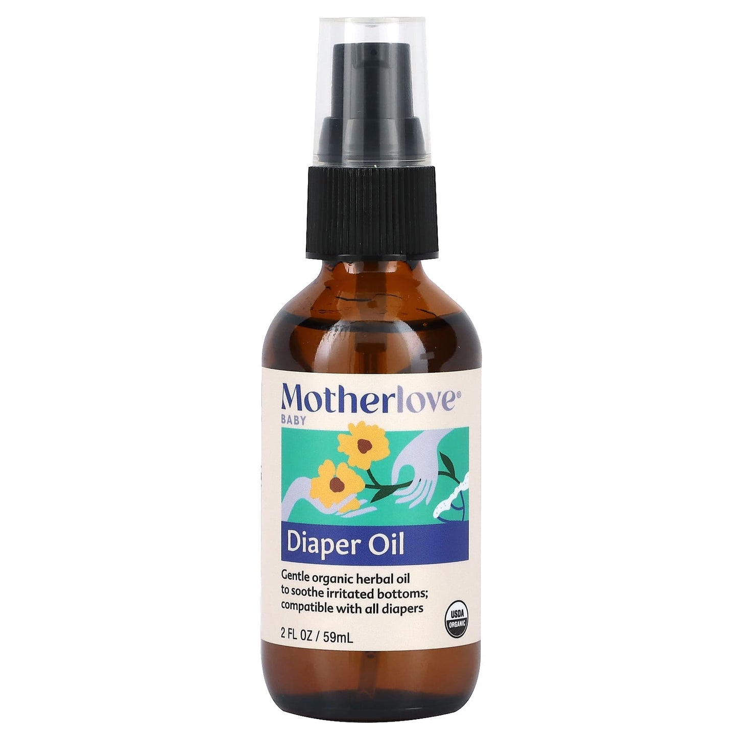 Motherlove, Diaper Oil, 2 fl oz (59 ml)