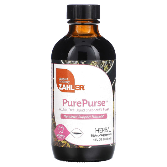 Zahler-PurePurse-Liquid Shepherd's Purse-Menstrual Support-4 fl oz (118.3 ml)