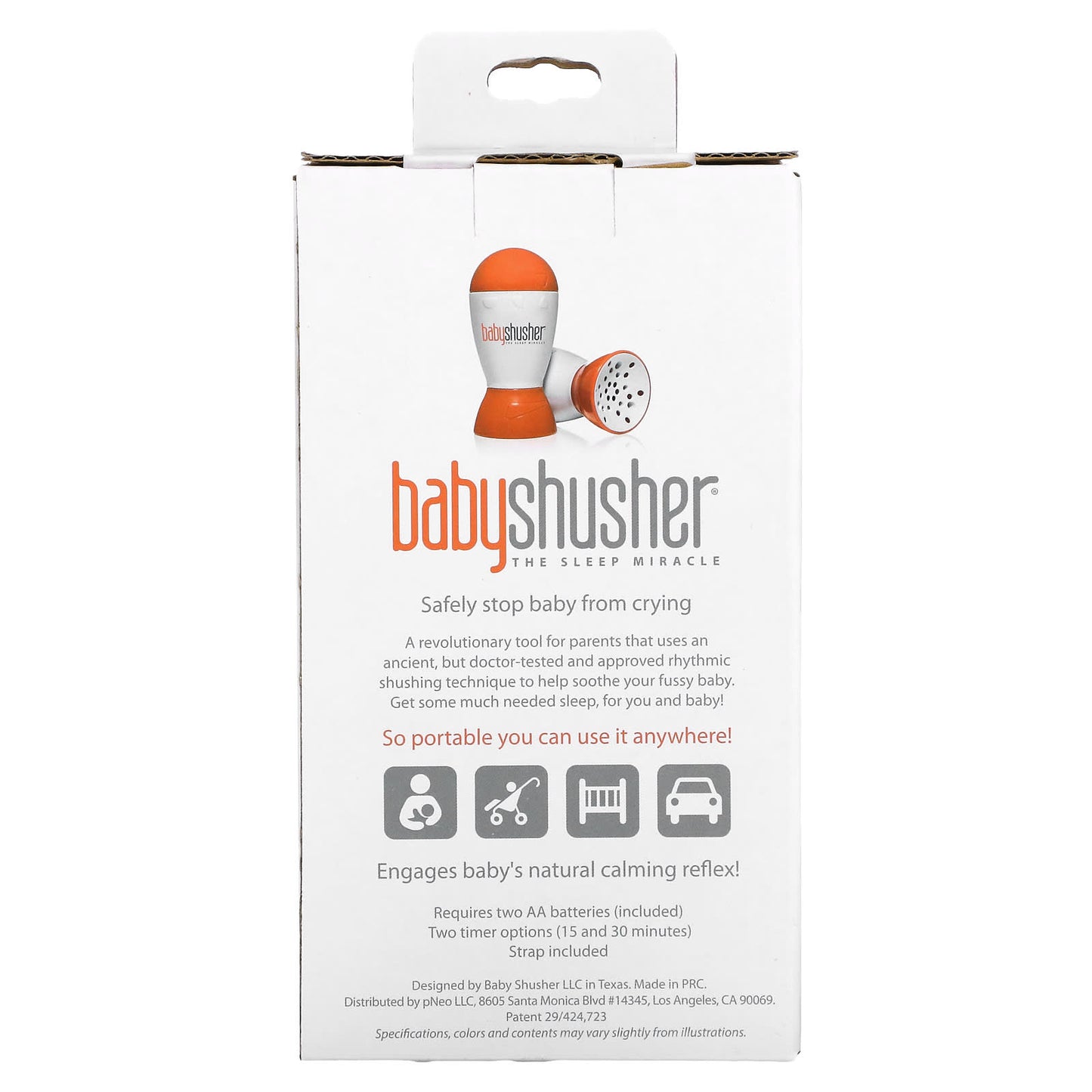 Baby Shusher, Baby Shusher, The Sleep Miracle, 1 Count