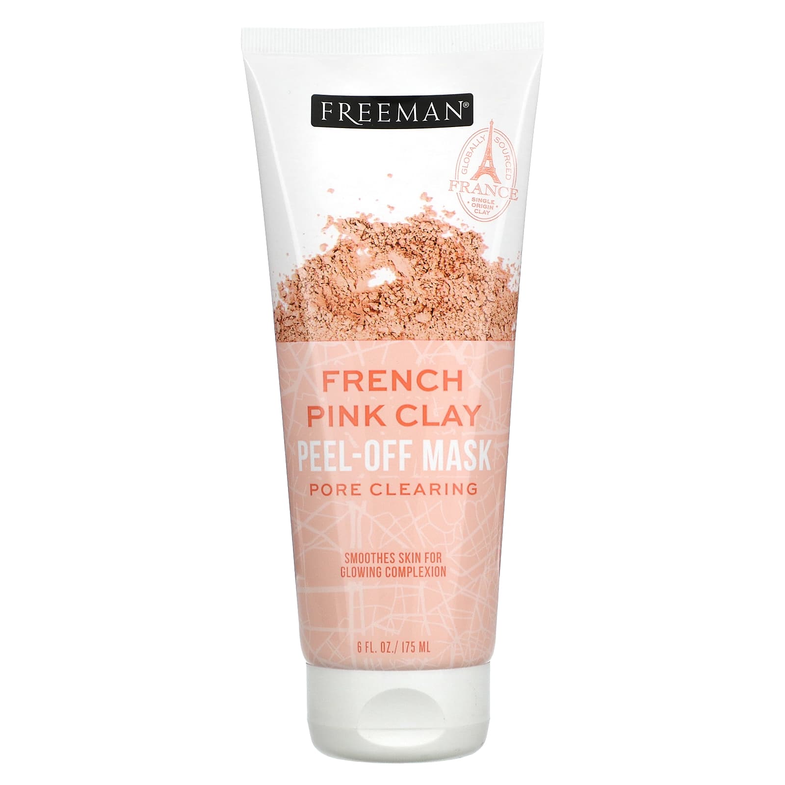 Freeman Beauty-French Pink Clay Peel-Off Beauty Mask-6 fl oz (175 ml)