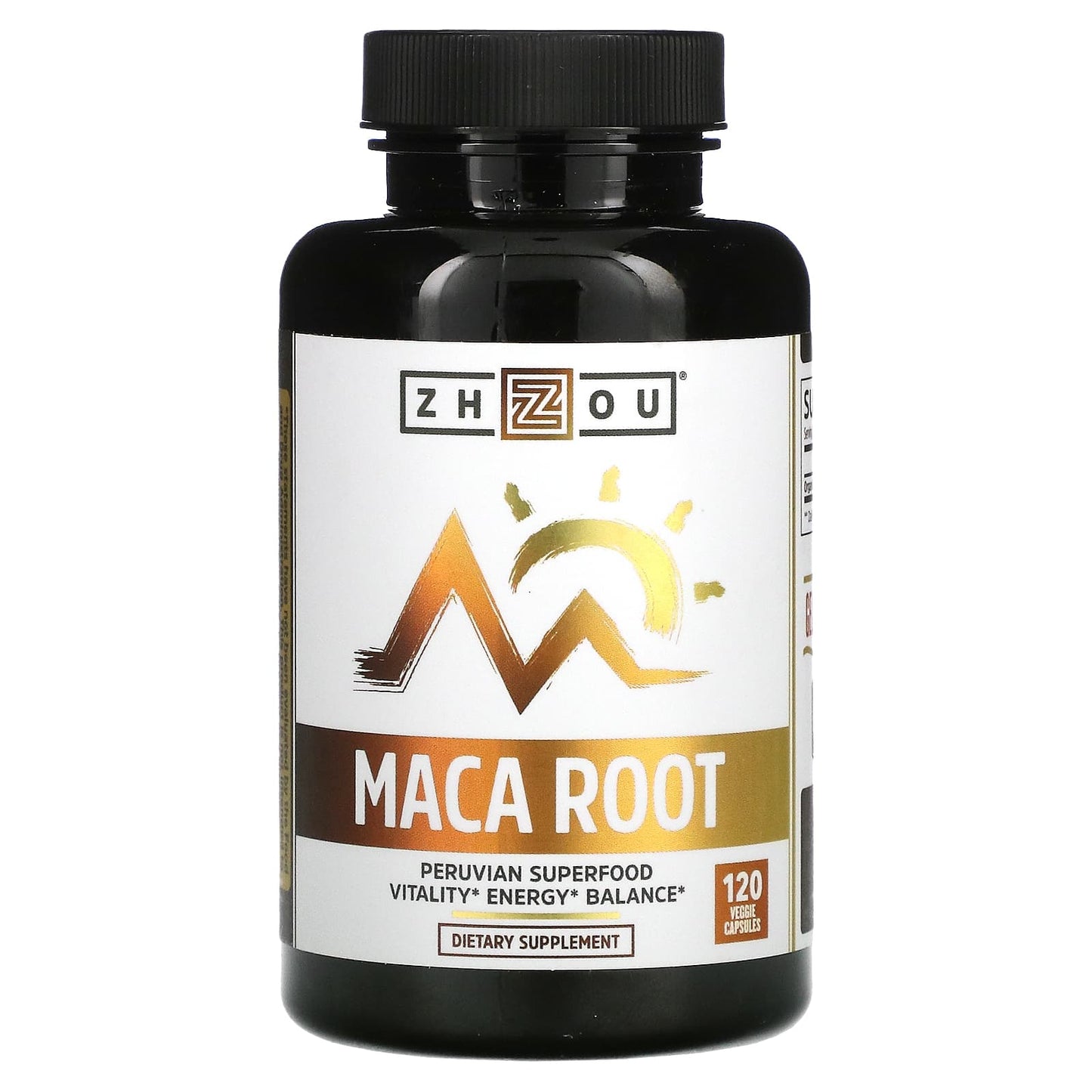 Zhou Nutrition-Maca Root-120 Veggie Capsules