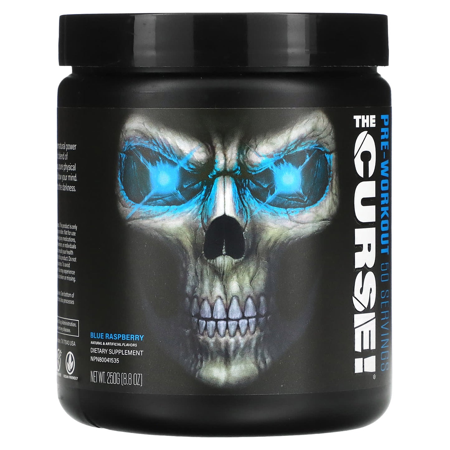 JNX Sports-The Curse-Pre-Workout-Blue Raspberry-8.8 oz (250 g)