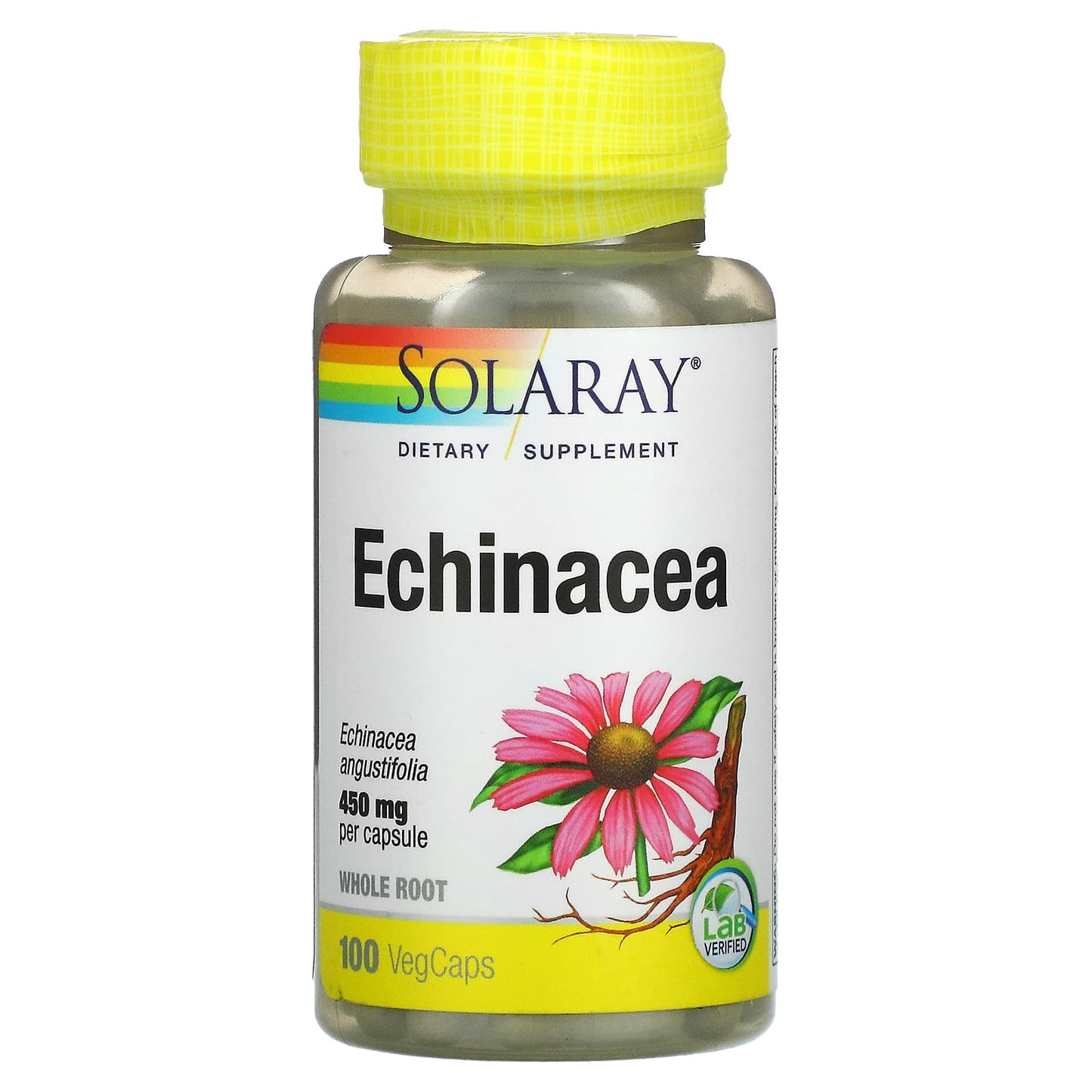 Solaray-Echinacea-450 mg-100 VegCaps