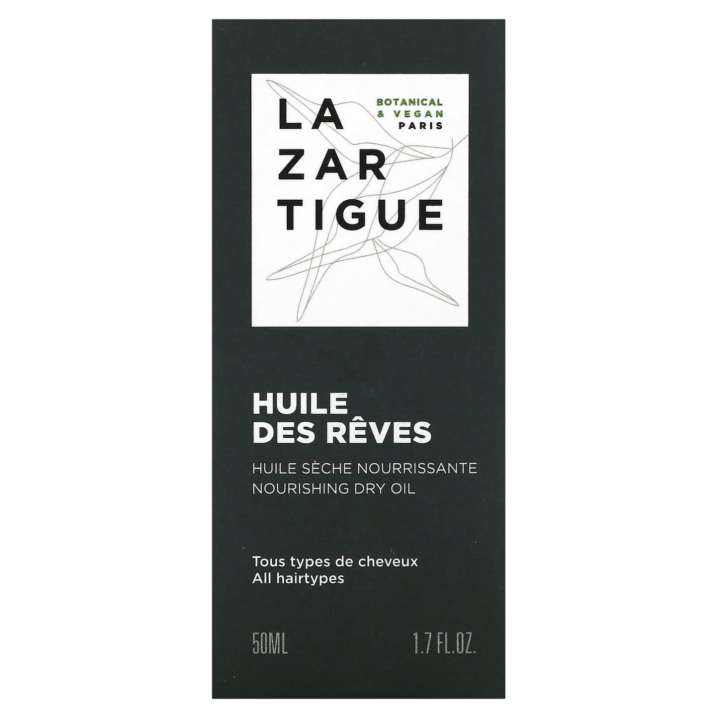 Lazartigue, Huile Des Reves, Nourishing Dry Oil, 1.7 fl oz (50 ml)