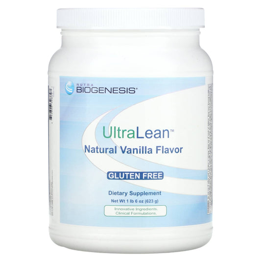 Nutra BioGenesis-UltraLean-Natural Vanilla-1 lb 6 oz (623 g)