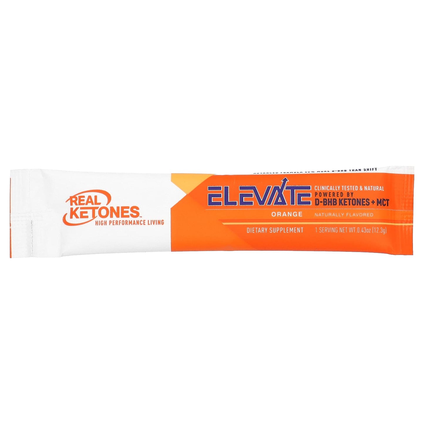 Real Ketones, Elevate, Orange, 10 Packets, 0.43 oz (12.3 g) Each