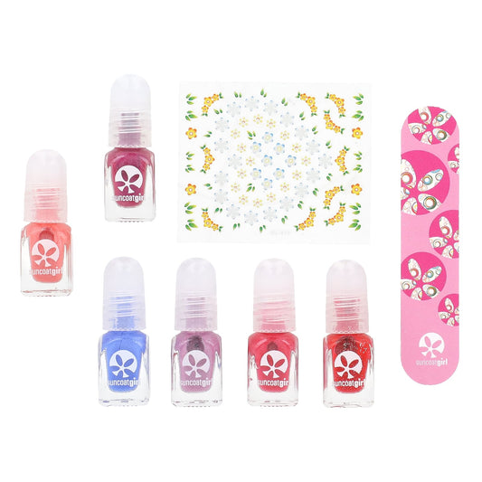 SuncoatGirl-Water-Based Nail Polish-Mini Mani Kit-8 Piece Kit