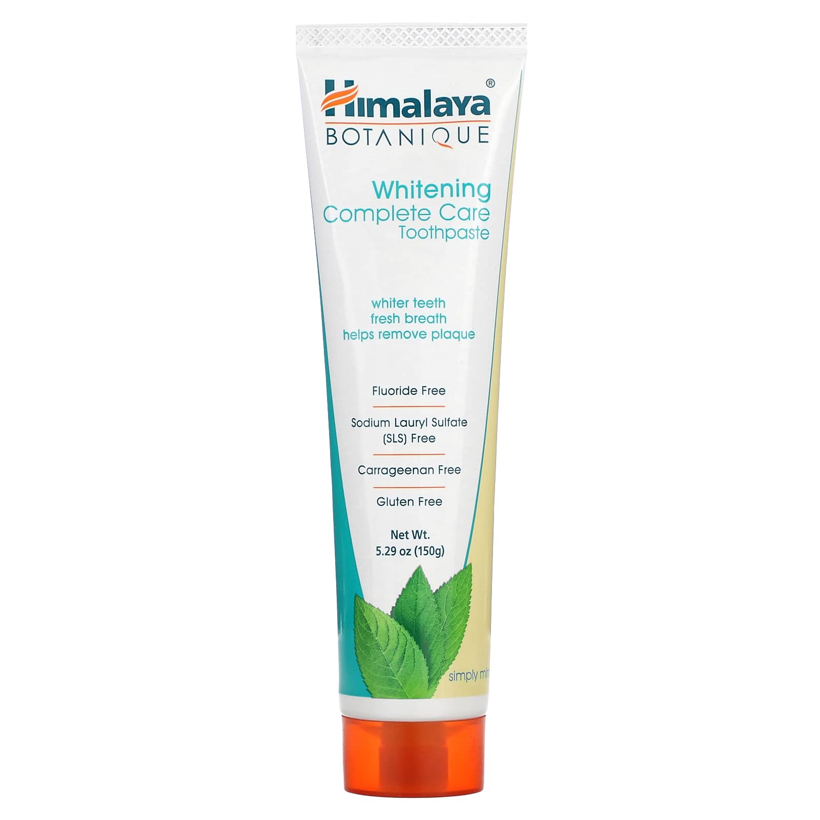 Himalaya-Botanique-Whitening Complete Care Toothpaste-Simply Mint-5.29 oz (150 g)