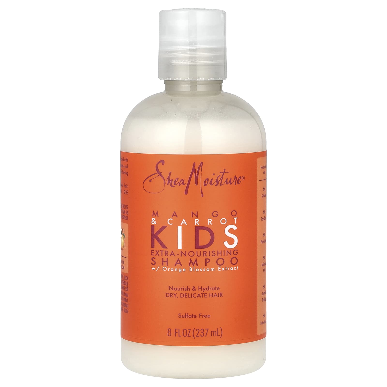 SheaMoisture-Kids Extra-Nourishing Shampoo-Mango & Carrot-8 fl oz (237 ml)