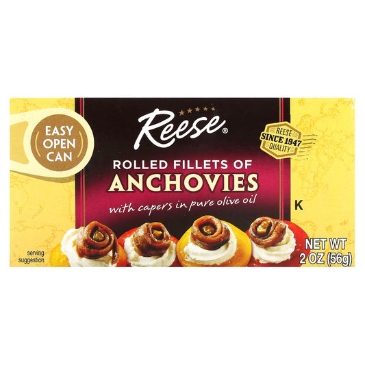 Reese-Rolled Fillets of Anchovies-2 oz (56 g)