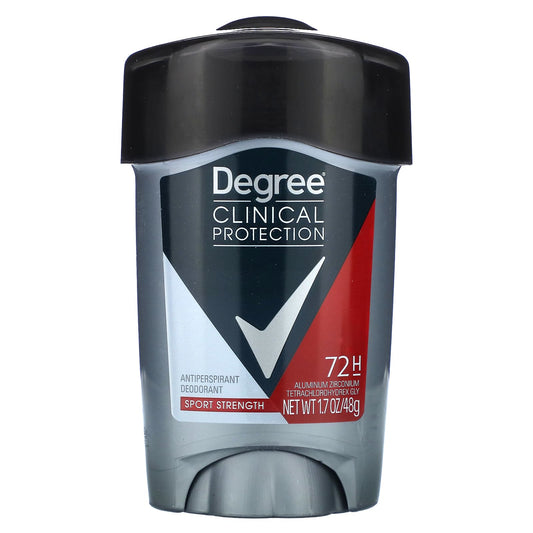 Degree-Men-Clinical Protection-Antiperspirant Deodorant-Soft Solid-Sport Strength-1.7 oz (48 g)