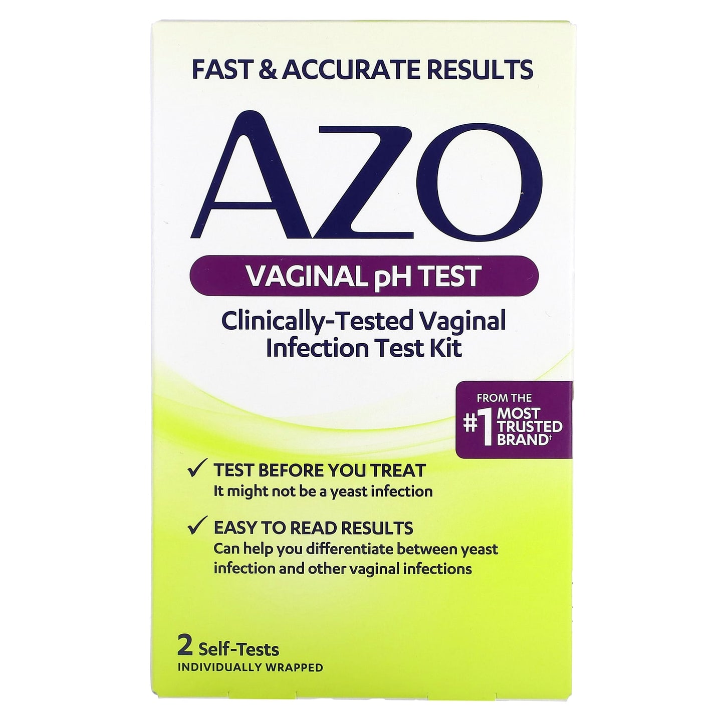 Azo-Vaginal pH Test-2 Self Tests