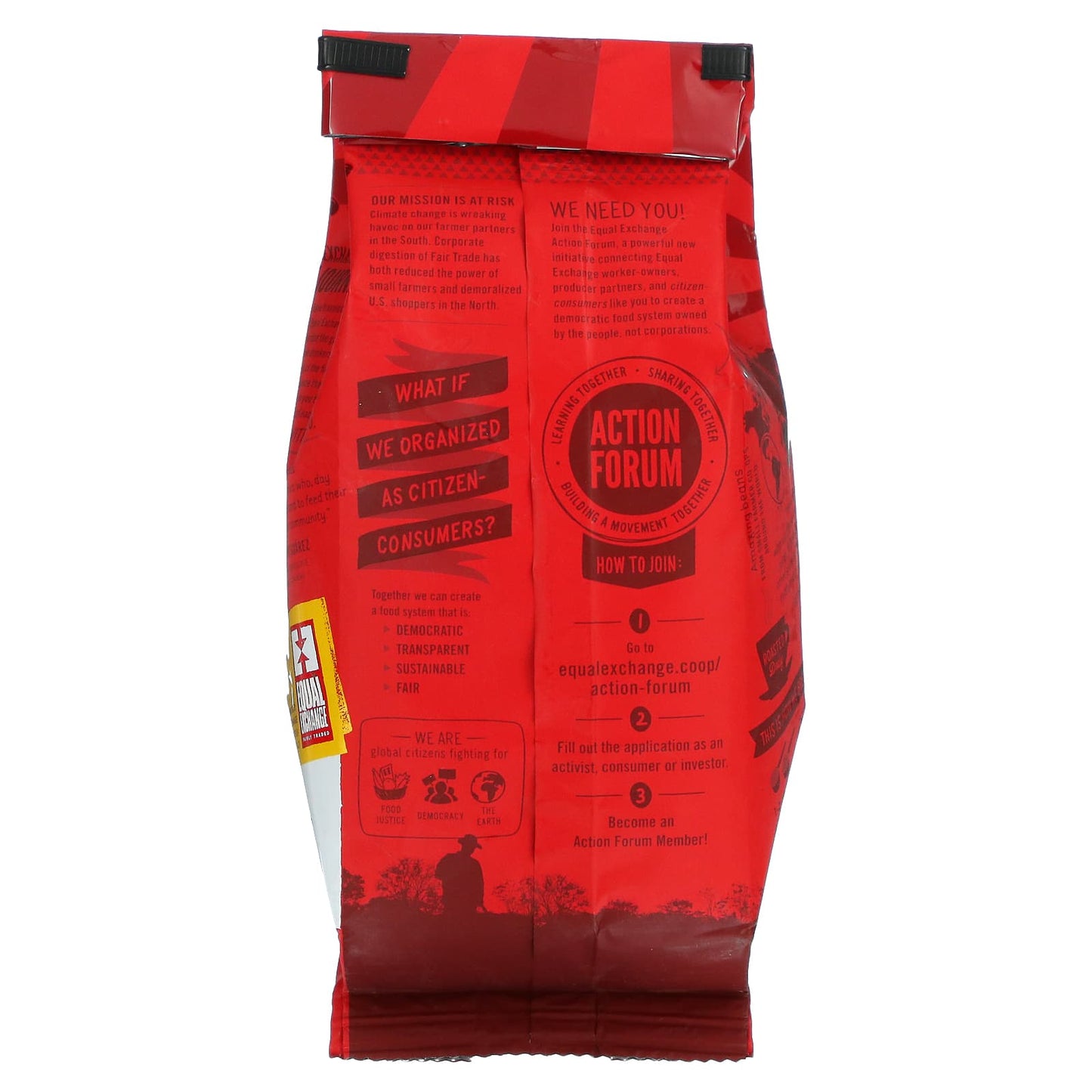 Equal Exchange, Organic Coffee, Breakfast Blend, Ground, Medium & French Roasts, 12 oz (340 g)