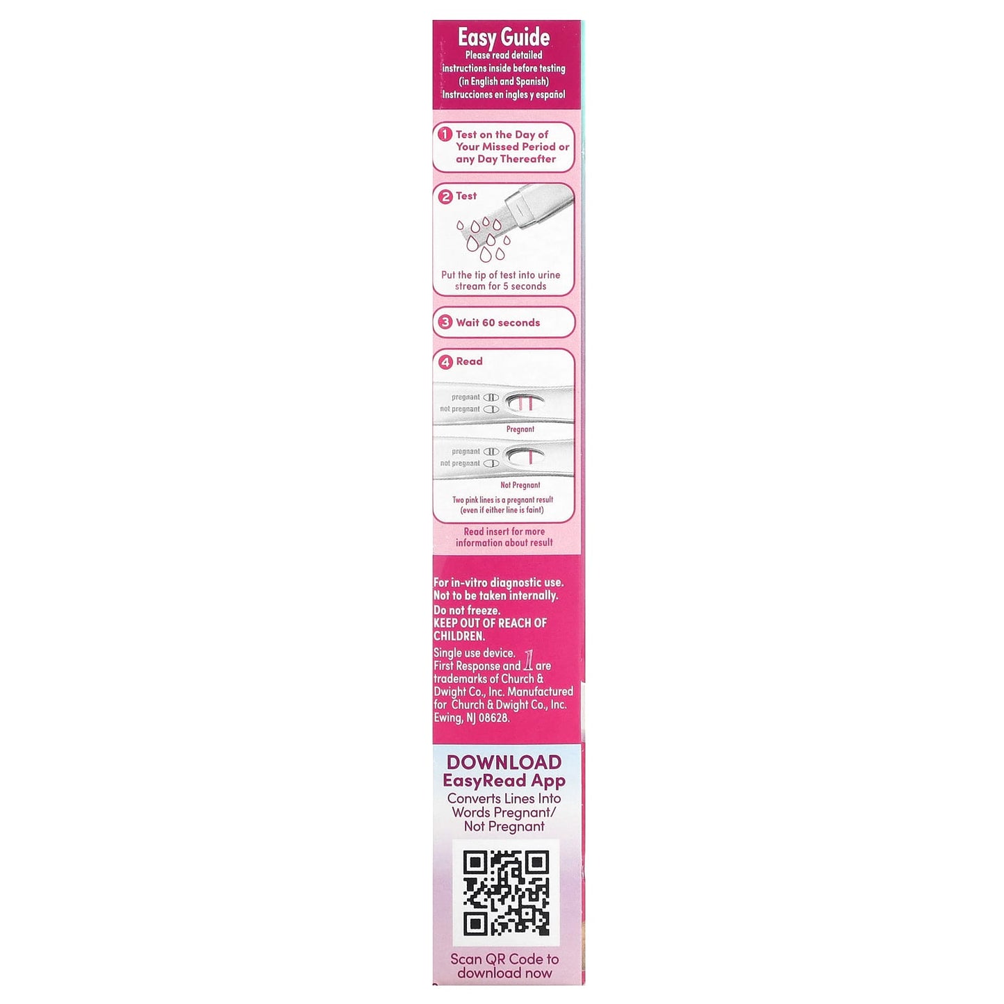 First Response, Rapid Result Pregnancy Test, 2 Tests