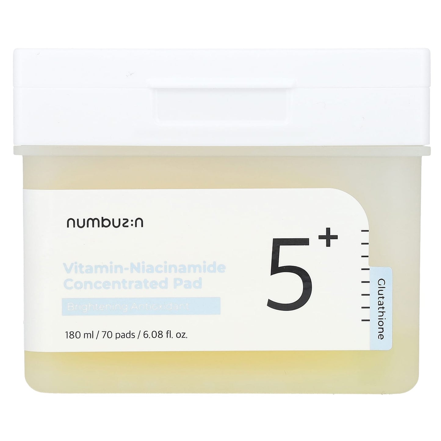 Numbuzin-No.5 Vitamin-Niacinamide Concentrated Pad -70 Pads-6.08 fl oz (180 ml)